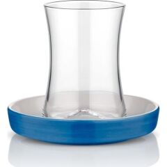 Koleksiyon Tiryaki Mavi 12 Parça Çay Seti