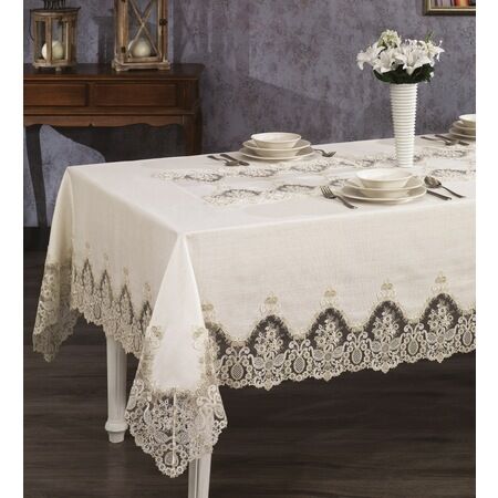 NAZİK HOME LİSA MASA ÖRTÜSÜ BEJ