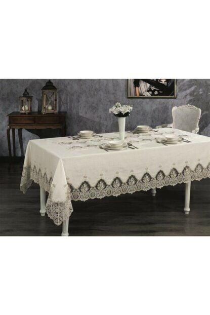 NAZİK HOME LİSA MASA ÖRTÜSÜ KREM