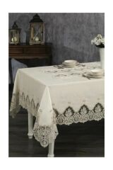 NAZİK HOME LİSA MASA ÖRTÜSÜ KREM