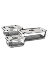 LEGGNO VETRO CAM SAKLAMA KABI 3 PARÇA