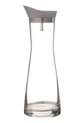 LEGGNO VETRO CAM SÜRAHİ 1 LT GRİ KAPAK