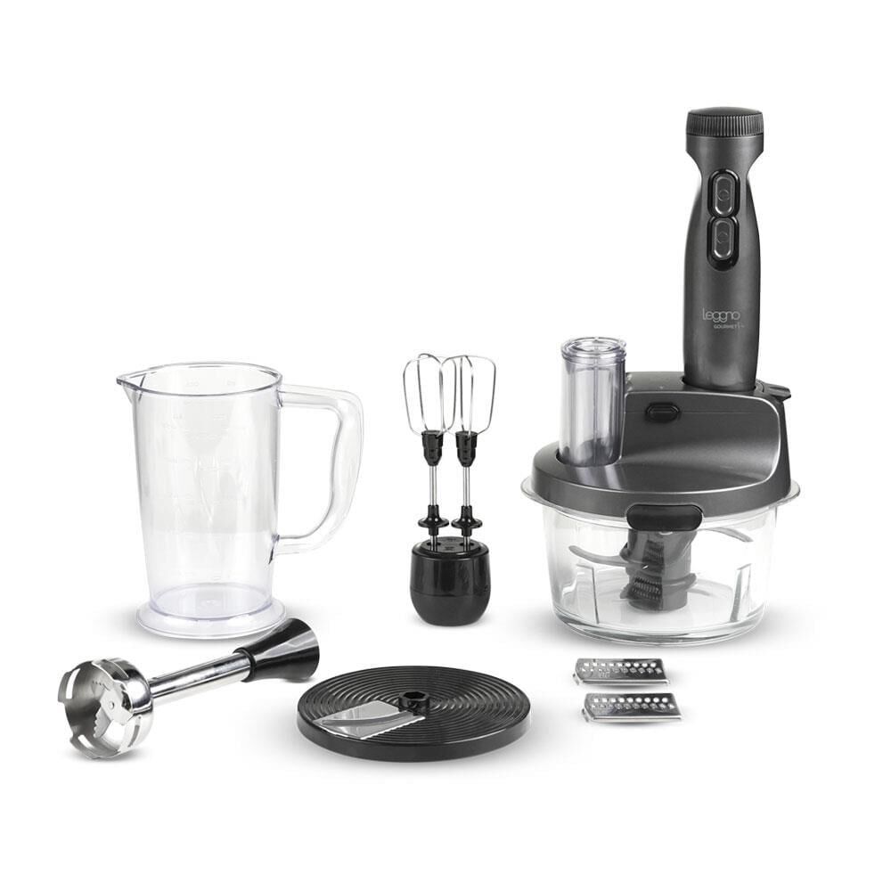Leggno Gourmet Pro Blender Set Metalik Gri