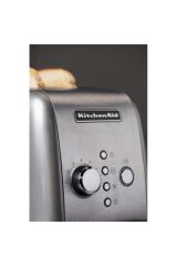 Kitchenaid 2 Dilim Ekmek Kızartma Makinesi 5KMT221 Contour Silver-ECU