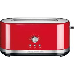 Kitchenaid Manuel Kontrollü 4 Dilim 2 Uzun Yuvalı Ekmek Kızartma Makinesi 5KMT41166 Empire Red-EER