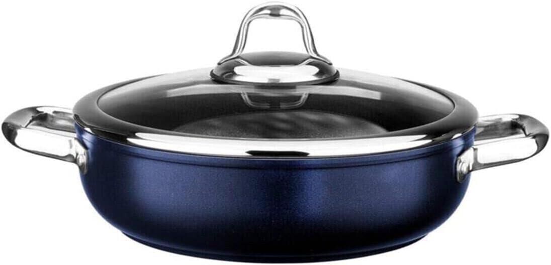 Leggno Master Titanium Sığ Tencere Mavi 28 cm