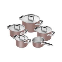Zwilling Pure Tencere Seti Gül Rengi 5 Parça