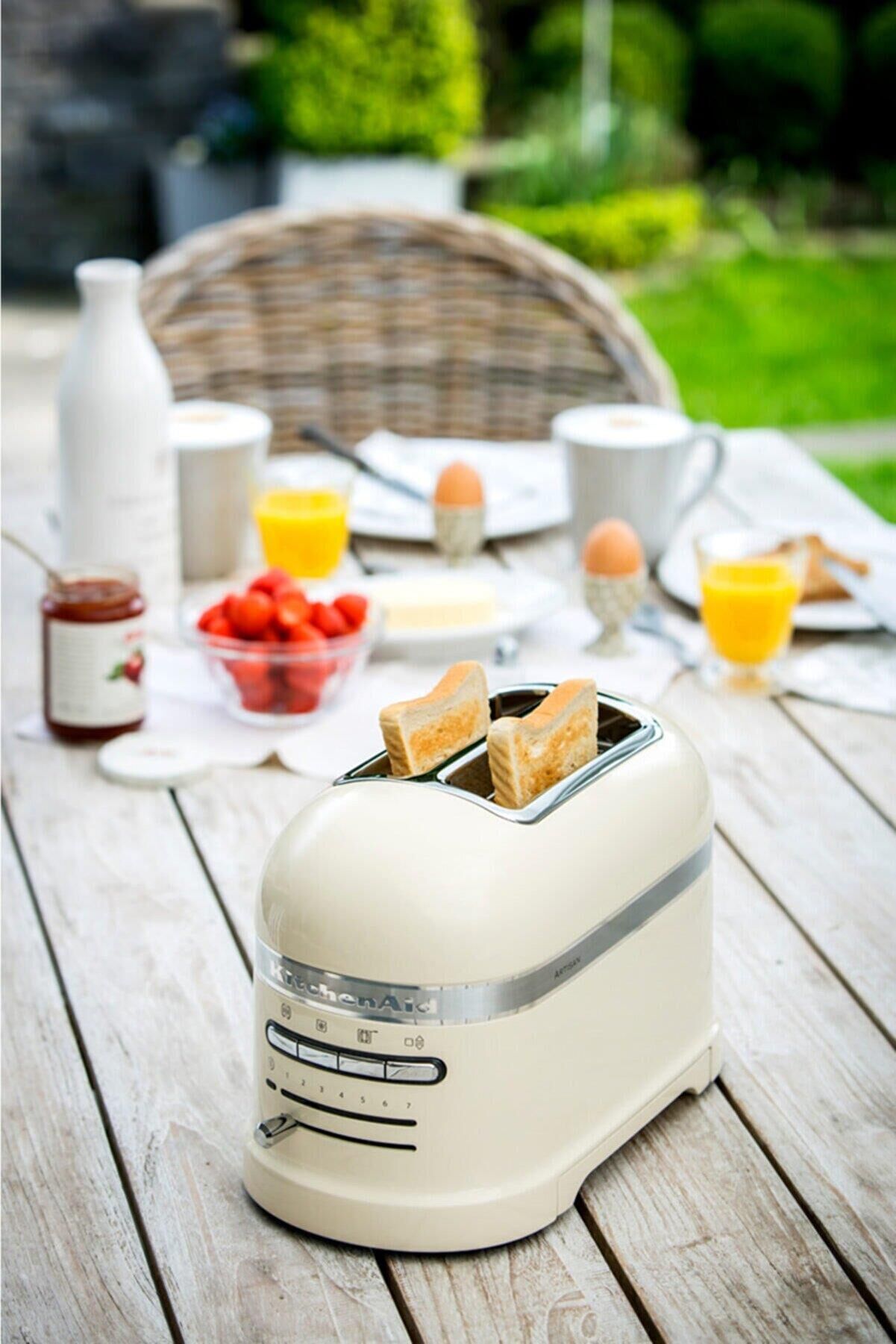 Kitchenaid Artisan 2 Dilim Ekmek Kızartma Makinesi 5KMT2204 Almond Cream-EAC