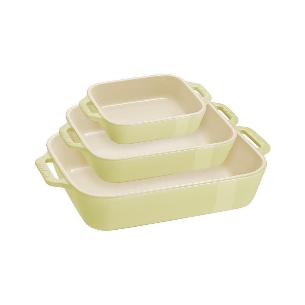 Staub Ceramique Fırın Seti 3 Parça Limon Yeşili