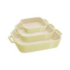 Staub Ceramique Fırın Seti 3 Parça Limon Yeşili