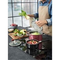 WMF FUSIONTEC MINERAL TENCERE SETİ 4P PEMBE KUARTZ