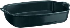 Emile Henry Fırın Kabı Dikdörtgen 42,5 x 28 cm Yeşil/Cedar