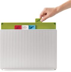 Joseph Joseph Index™ Büyük Kesme Tahtası Seti - Gümüş