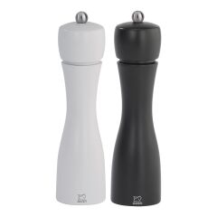 Peugeot Tahiti Karabiber-Tuz Değirmen 2 li Set Siyah Beyaz