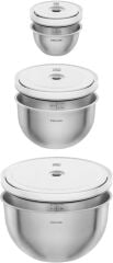 Zwilling Fresh & Save Vakumlu Saklama Kase Seti S/M/L Paslanmaz Çelik