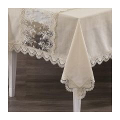 Nazik Home Clara Masa Örtüsü Bej
