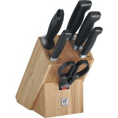 Zwilling Four Star Blok Bıçak Seti Bambu 7 Parça