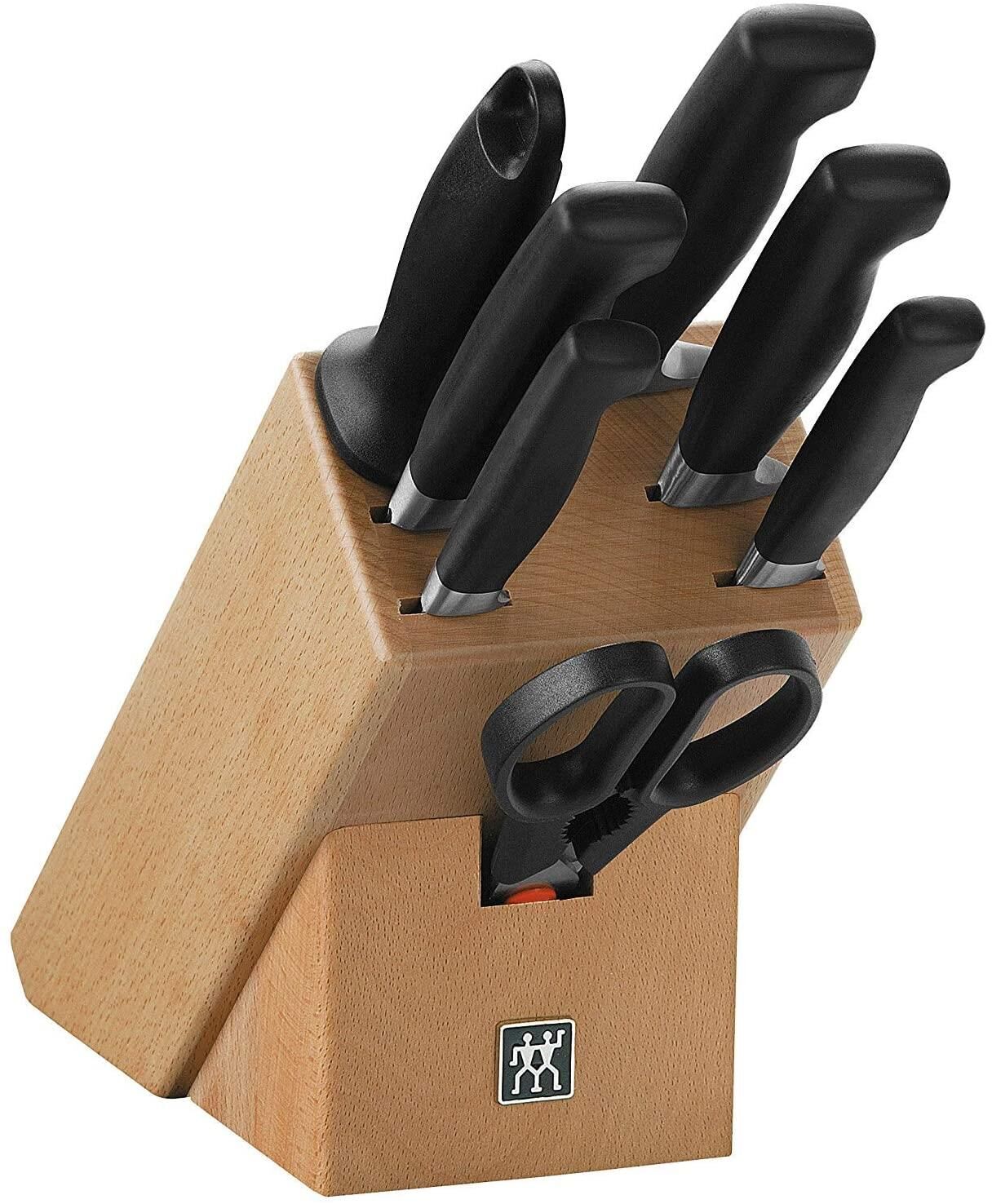 Zwilling Four Star Blok Bıçak Seti 8 Parça  Özel Formül Çelik