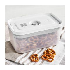 Zwilling Fresh&Save Vakumlu Saklama Kabı M Plastik Yarı Şrffaf Gri
