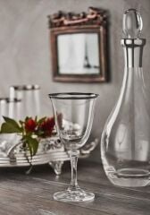 DECORİUM ARS 1115 6 PRC. KIRMIZI SARAP KADEHI DALIA PLATIN