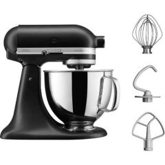 Kitcheniad Artisan 4,8 L Stand Mikser 5KSM125 Black Matte - EBM