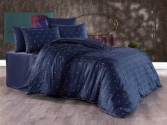 Nazik Home Hermes Nevresim Takımı Lacivert