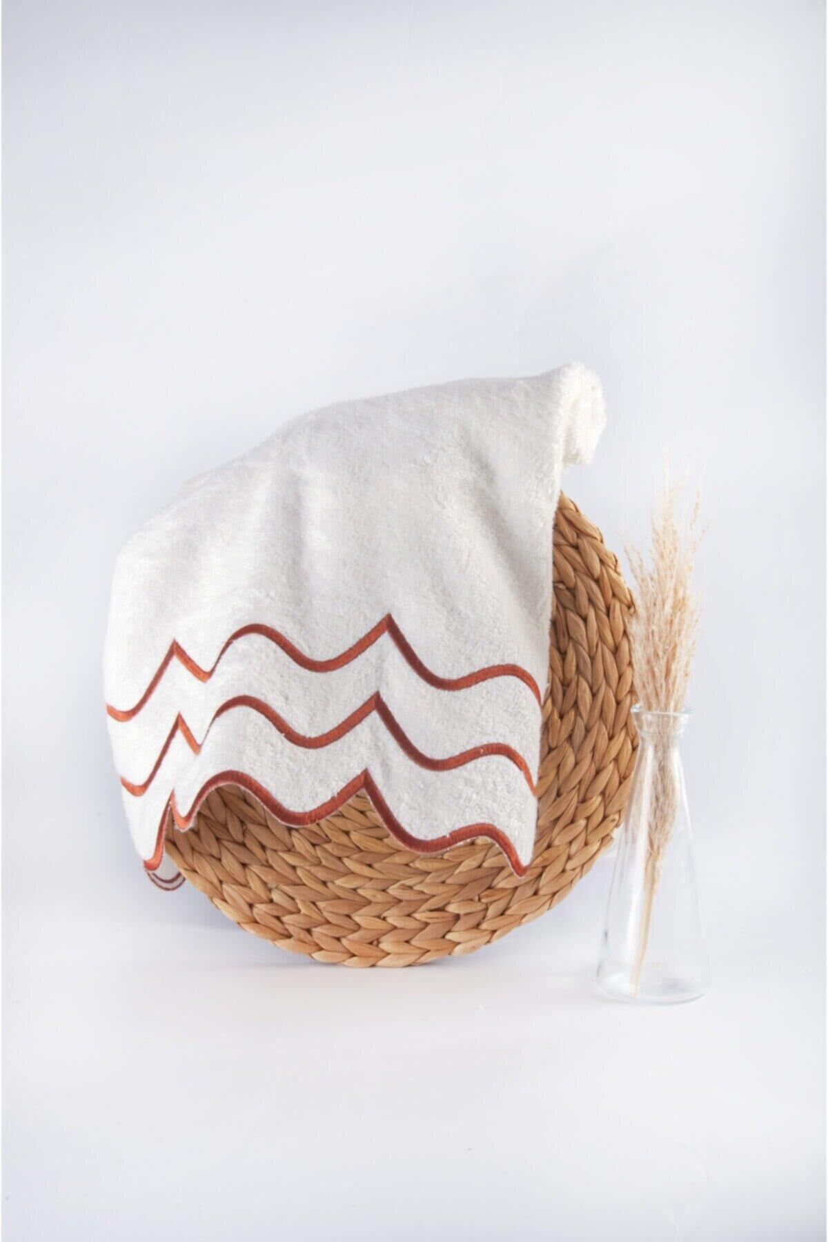 Nazik Home Helana Havlu Kiremit 50-90