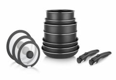 Leggno All-in-ONE Titanium 12 Parça Tencere Set