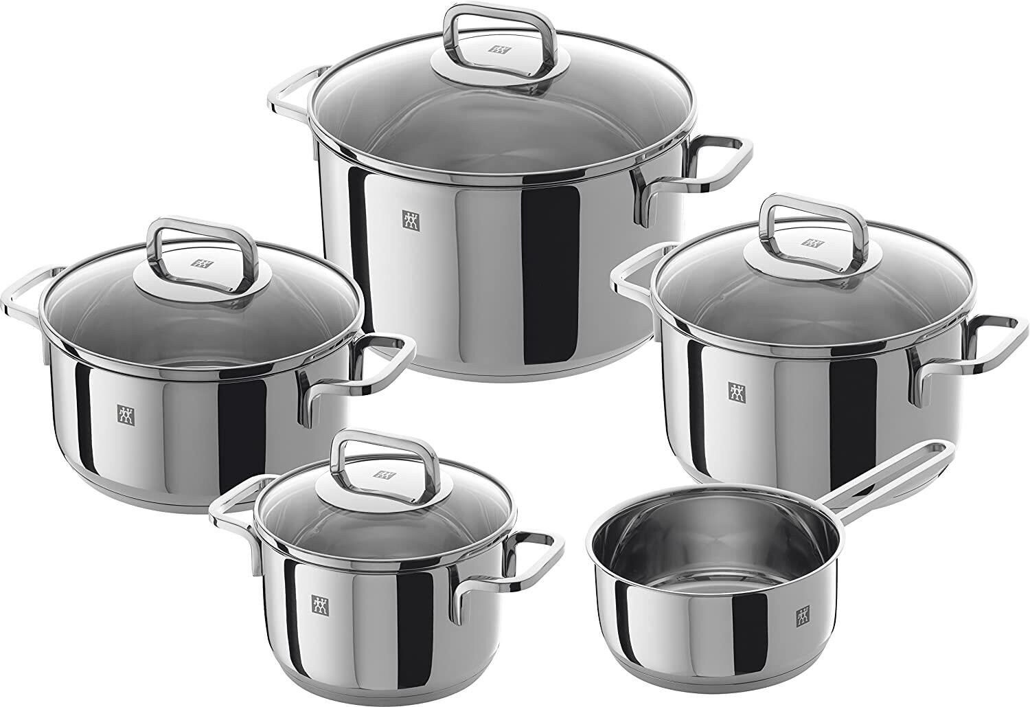 Zwilling Quadro Çelik  Tencere Seti 5 Parça