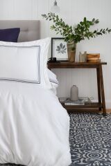 NAZİK HOME TREND LACİVERT NEVRESİM TAKIMI ÇK