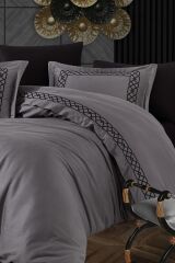 NAZİK HOME VİENZA ANTRASİT NEVRESİM TAKIMI ÇK