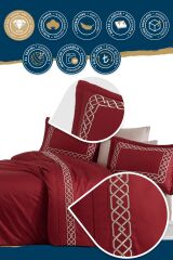NAZİK HOME VİENZA BORDO NEVRESİM TAKIMI ÇK
