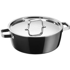 WMF Fusiontec Aromatic Kısa Tencere 28cm Siyah