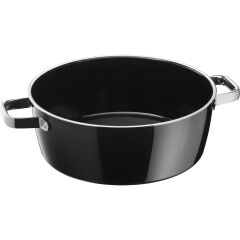 WMF Fusiontec Aromatic Kısa Tencere 28cm Siyah