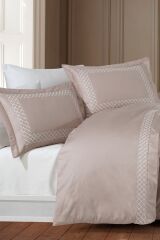 NAZİK HOME DOLCE VİZON-KREM NEVRESİM TAKIMI ÇK