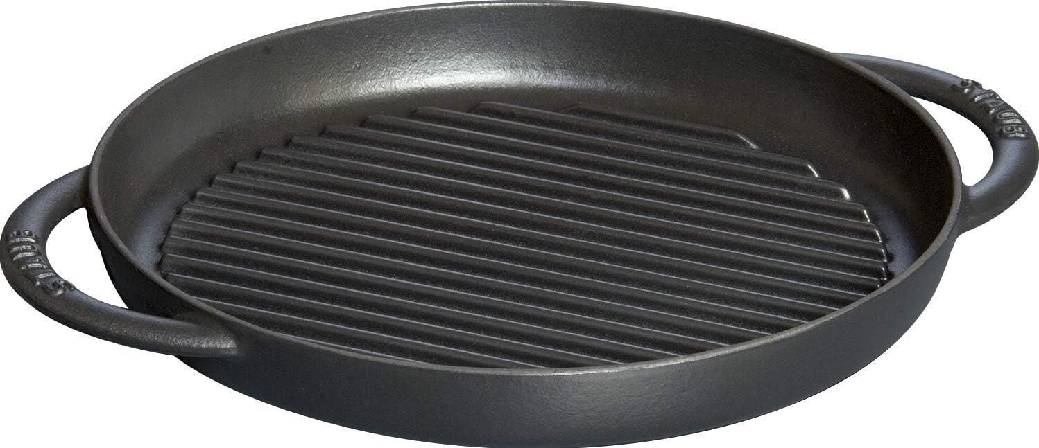 Staub Demir Döküm Kulplu Izgara Tava 26 cm