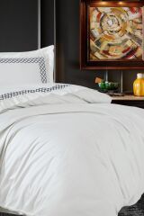 NAZİK HOME DOLCE KREM-LACİVERT NEVRESİM TAKIMI ÇK