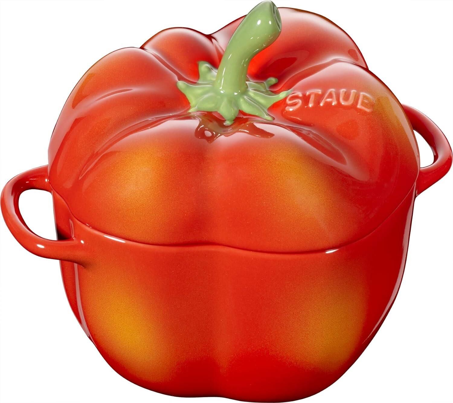 Staub Ceramic Cocotte Kırmızı Biber Seramik 11 cm 450ml Tencere
