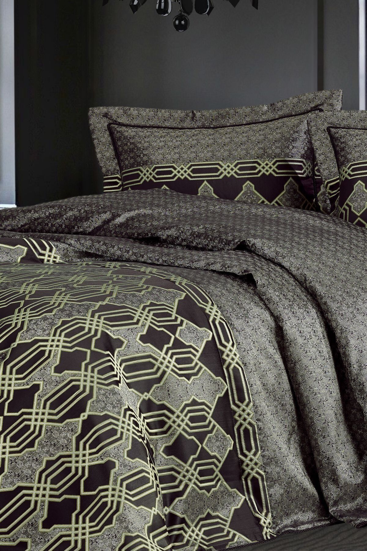 NAZİK HOME VİENZA SİYAH YATAK ÖRTÜSÜ