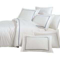 NAZİK HOME OLİMPOS KREM-İNDİGO NEVRESİM TAKIMI ÇK