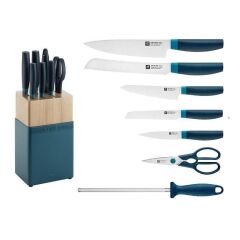 Zwilling Now S Blok Bıçak Seti 8 Parça Mavi