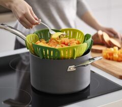 Joseph Joseph Bloom Katlanır Buharda Pişirme Sepeti - Yeşil