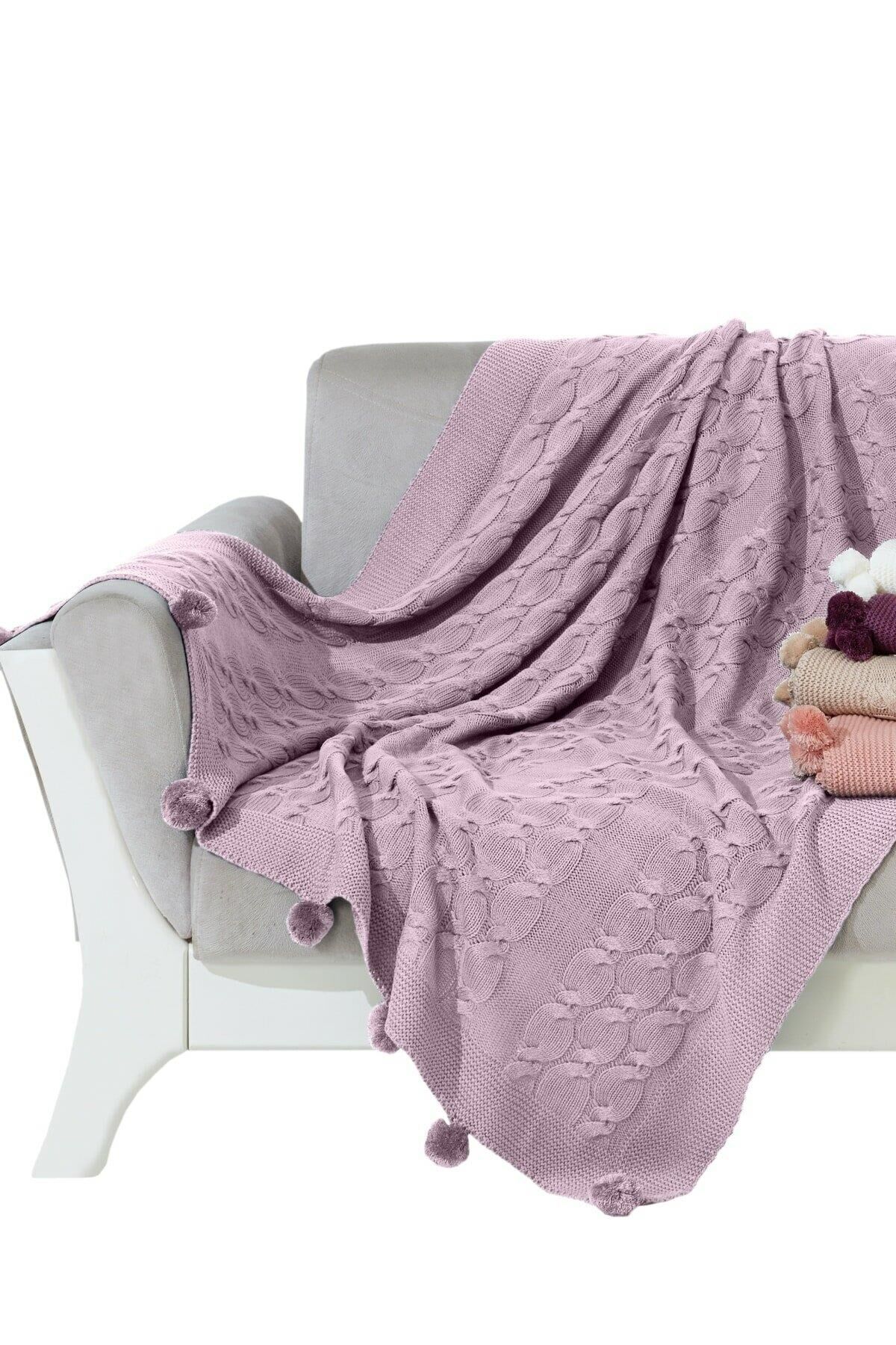 Nazik Home Bella Lila Tv Battaniyesi