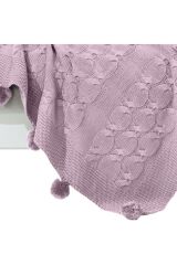 Nazik Home Bella Lila Tv Battaniyesi