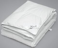 NAZİK HOME KAZ TÜYÜ YORGAN RENKLİ BİYELİ %5 KAZ GIDIK %95 KAZ SIRT ÇK