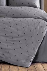 Nazik Home Hermes Nevresim Takımı Antrasit