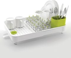 Joseph Joseph Extend™ Genişletilebilir Bulaşıklık - Beyaz/Yeşil