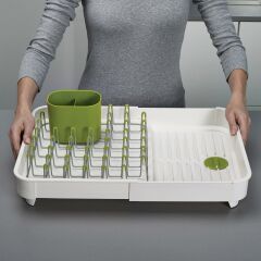 Joseph Joseph Extend™ Genişletilebilir Bulaşıklık - Beyaz/Yeşil