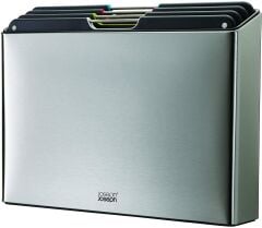 Joseph Joseph Folio Standlı Kesme Tahtası 4 lü Çelik Gri