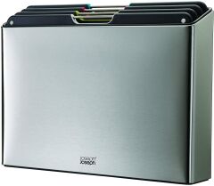 Joseph Joseph Folio Standlı Kesme Tahtası 4 lü Çelik Gri
